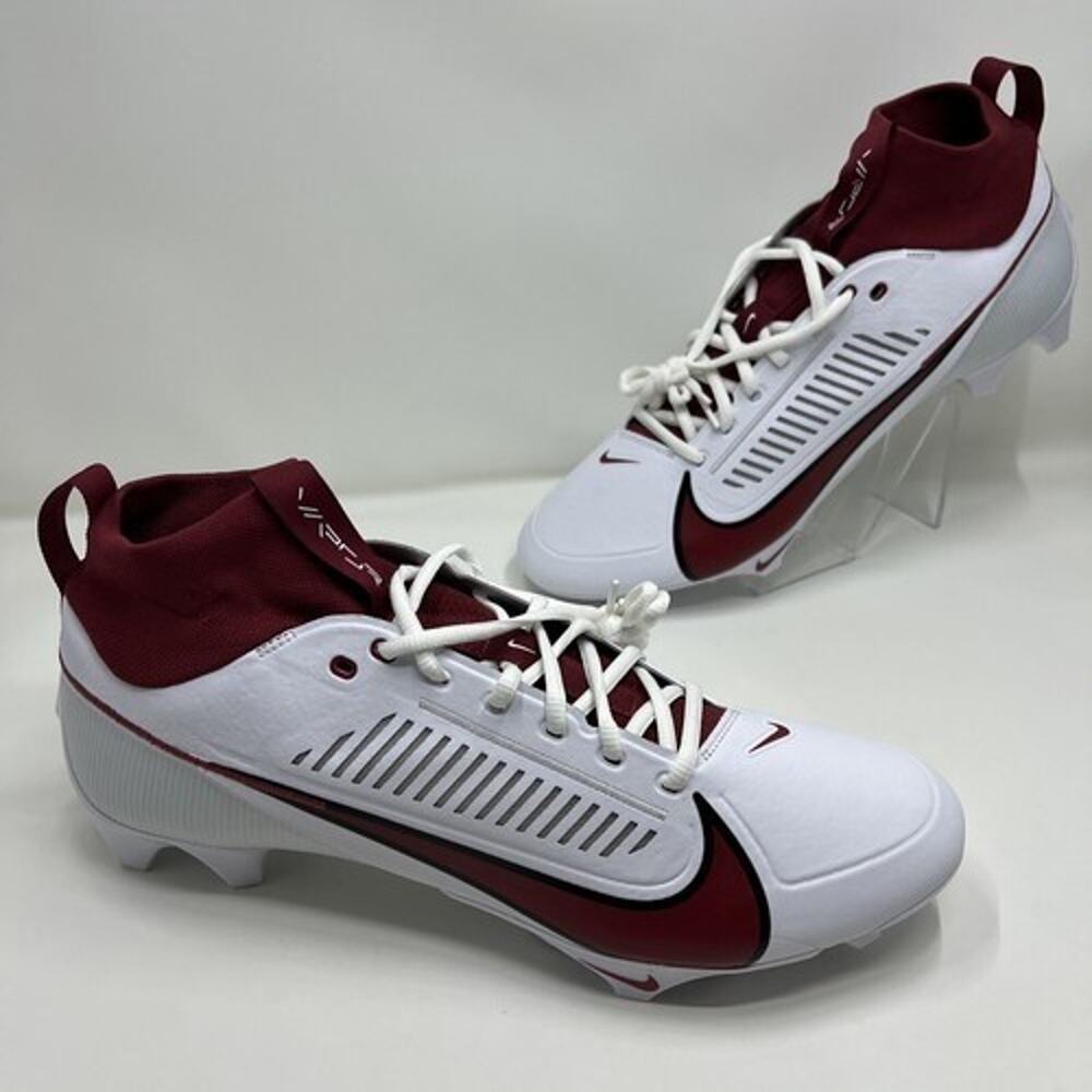 Nike Vapor Edge Pro 360 2 TB Crimson Red Football Cleats FJ1581-160 Mens Size 14